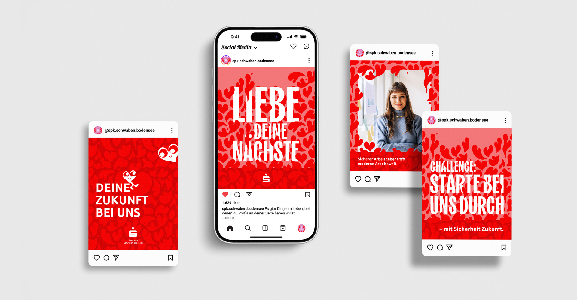 Marketingagentur Vogele aus Leipheim bei Ulm realisierte die Kampagne „Liebe deine Nächste“ für die Sparkasse Schwaben-Bodensee – kreativ, emotional und kanalübergreifend.